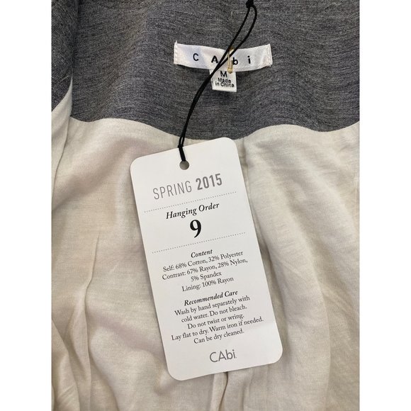 NWT CAbi  Shrunken Moto Blazer Jacket M in Gunmetal Gray #211 MSRP$158 - Picture 11 of 16